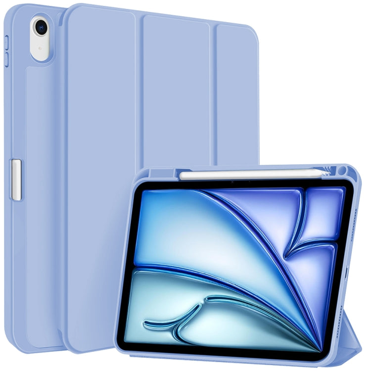 3-fold TPU Smart Leather Tablet Case with Pen Slot, For iPad 2025 / 2022�������������������������...