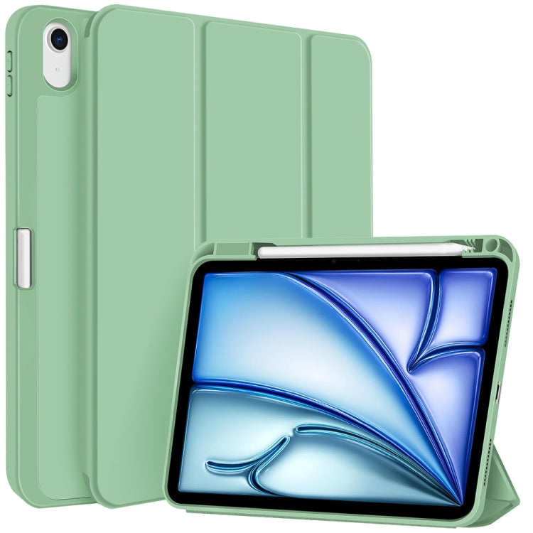 3-fold TPU Smart Leather Tablet Case with Pen Slot, For iPad 2025 / 2022�������������������������...