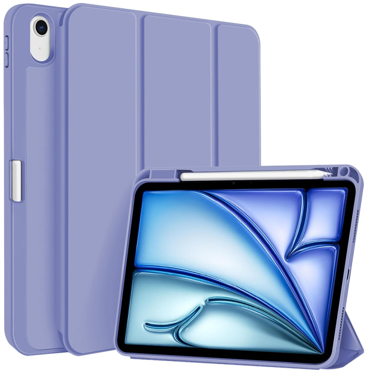 3-fold TPU Smart Leather Tablet Case with Pen Slot, For iPad 2025 / 2022�������������������������...