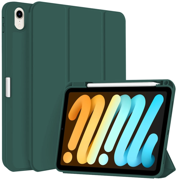 3-fold TPU Smart Leather Tablet Case with Pen Slot, For iPad 2025 / 2022�������������������������...