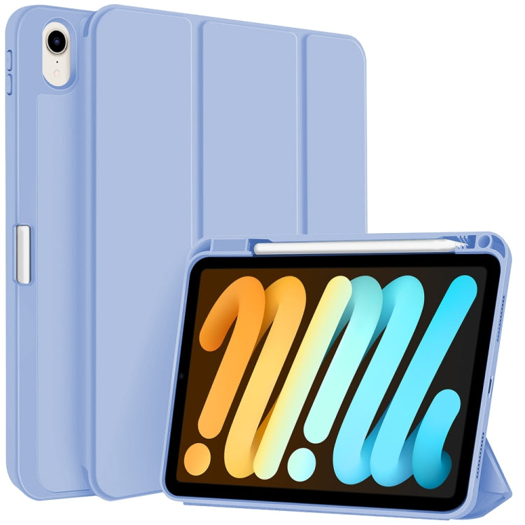 3-fold TPU Smart Leather Tablet Case with Pen Slot, For iPad 2025 / 2022�������������������������...