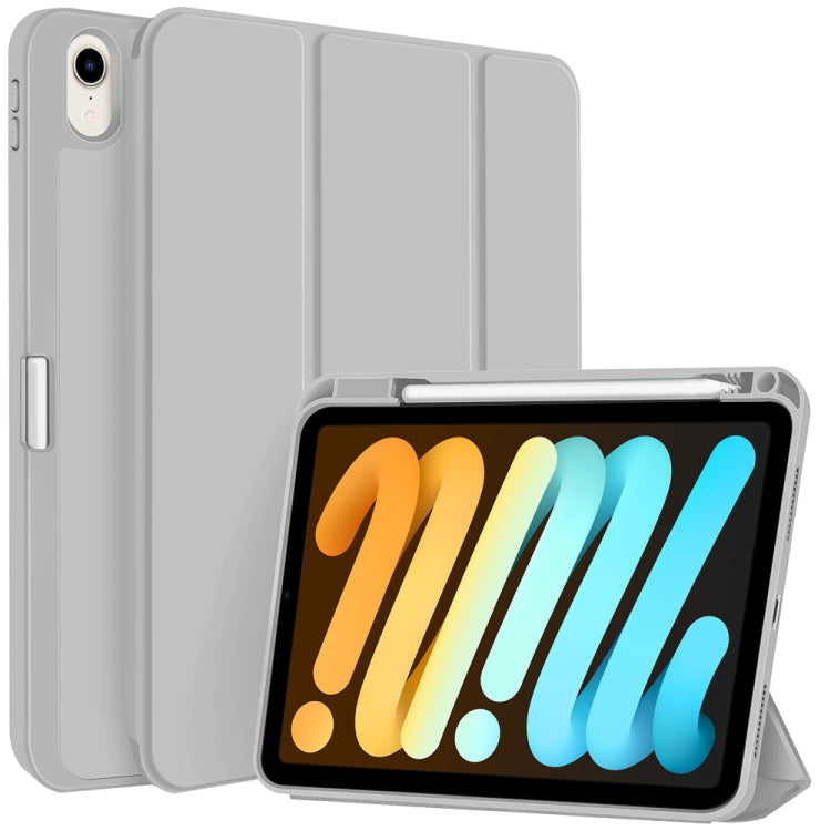 3-fold TPU Smart Leather Tablet Case with Pen Slot, For iPad 2025 / 2022�������������������������...