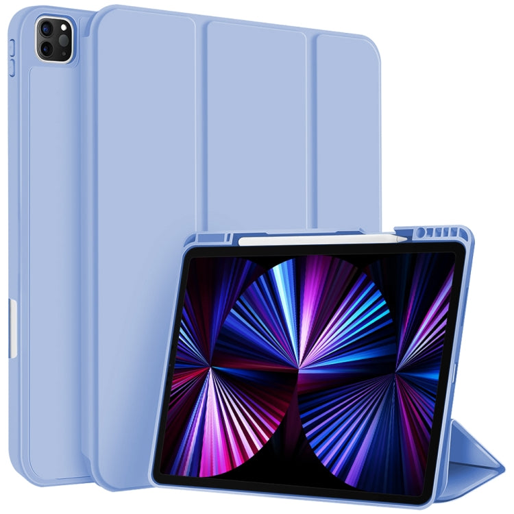 3-fold TPU Smart Leather Tablet Case with Pen Slot, For iPad 2025 / 2022�������������������������...