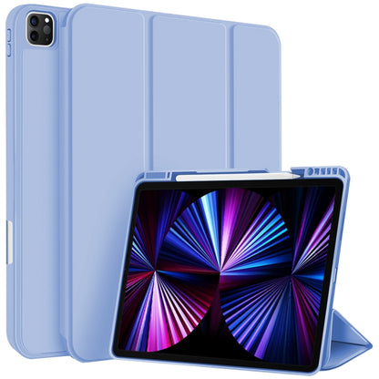 3-fold TPU Smart Leather Tablet Case with Pen Slot, For iPad 2025 / 2022�������������������������...