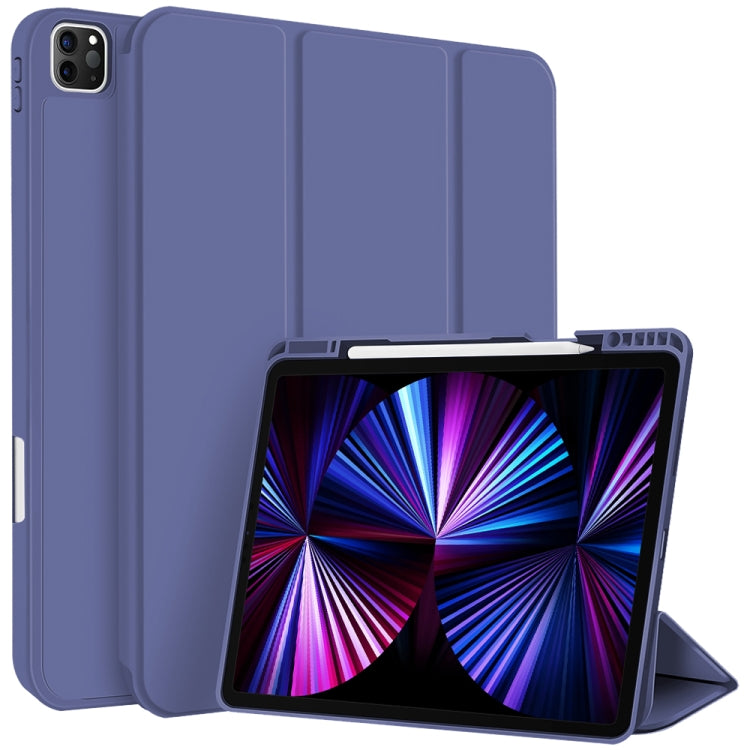 3-fold TPU Smart Leather Tablet Case with Pen Slot, For iPad 2025 / 2022�������������������������...