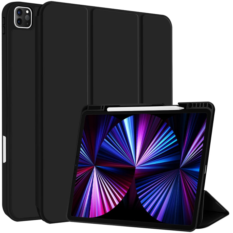3-fold TPU Smart Leather Tablet Case with Pen Slot, For iPad 2025 / 2022�������������������������...