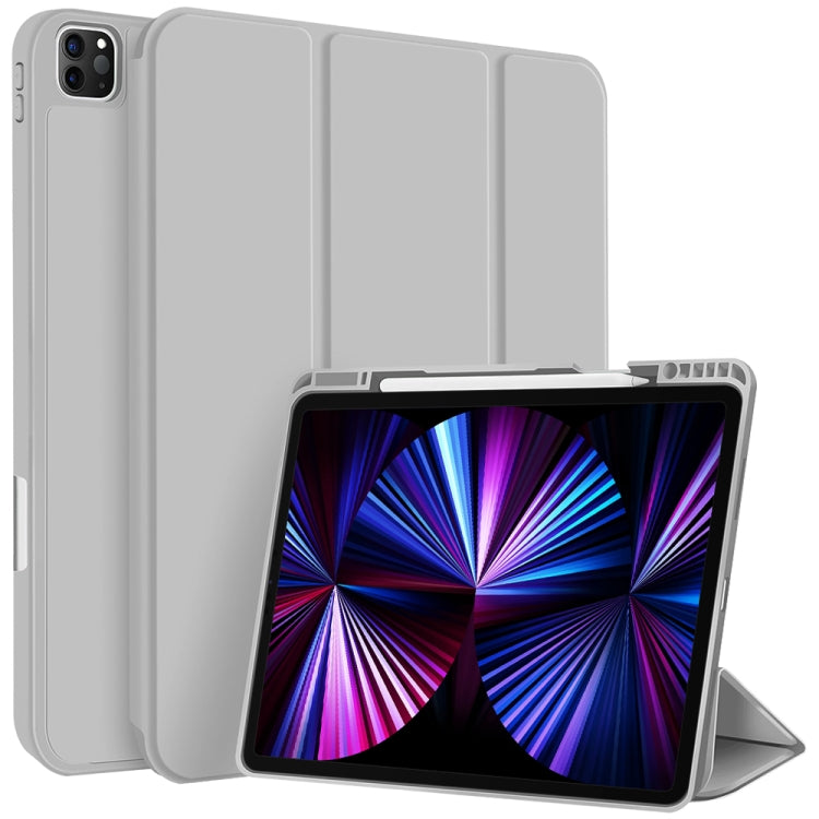 3-fold TPU Smart Leather Tablet Case with Pen Slot, For iPad 2025 / 2022�������������������������...