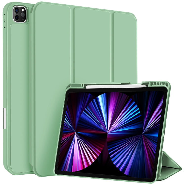 3-fold TPU Smart Leather Tablet Case with Pen Slot, For iPad 2025 / 2022�������������������������...