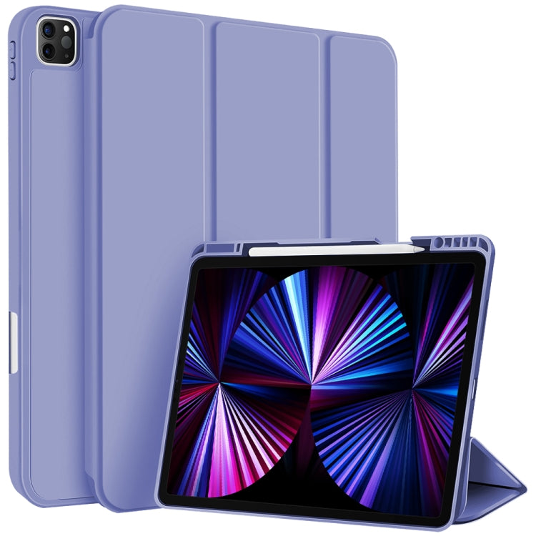 3-fold TPU Smart Leather Tablet Case with Pen Slot, For iPad 2025 / 2022�������������������������...