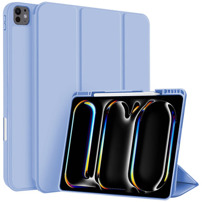 3-fold TPU Smart Leather Tablet Case with Pen Slot, For iPad 2025 / 2022�������������������������...