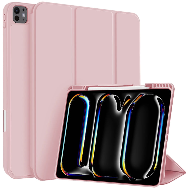 3-fold TPU Smart Leather Tablet Case with Pen Slot, For iPad 2025 / 2022�������������������������...