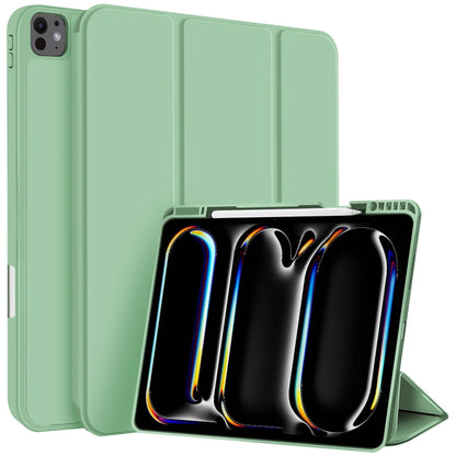 3-fold TPU Smart Leather Tablet Case with Pen Slot, For iPad 2025 / 2022�������������������������...