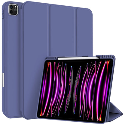 3-fold TPU Smart Leather Tablet Case with Pen Slot, For iPad 2025 / 2022�������������������������...