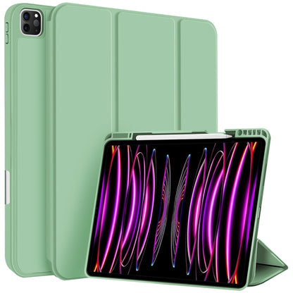 3-fold TPU Smart Leather Tablet Case with Pen Slot, For iPad 2025 / 2022�������������������������...