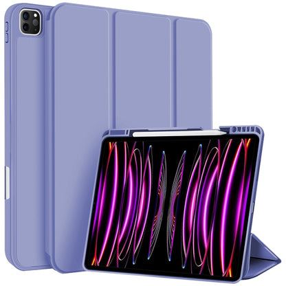 3-fold TPU Smart Leather Tablet Case with Pen Slot, For iPad 2025 / 2022�������������������������...