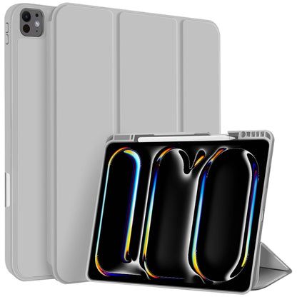 3-fold TPU Smart Leather Tablet Case with Pen Slot, For iPad 2025 / 2022�������������������������...