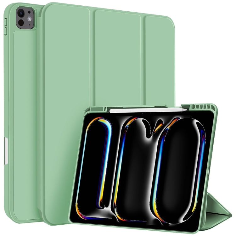 3-fold TPU Smart Leather Tablet Case with Pen Slot, For iPad 2025 / 2022�������������������������...