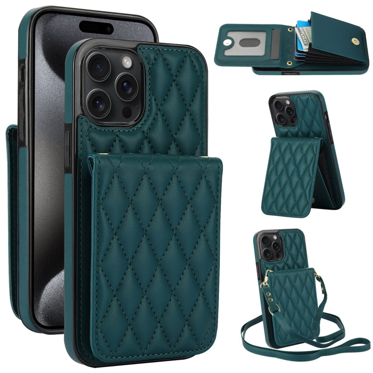 YM015 Crossbody Rhombic Card Bag RFID Phone Case