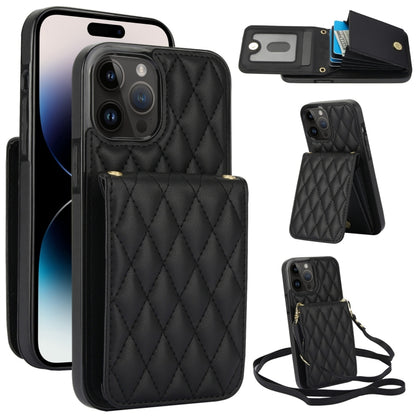 YM015 Crossbody Rhombic Card Bag RFID Phone Case