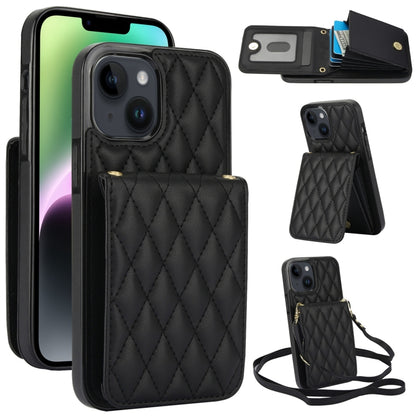 YM015 Crossbody Rhombic Card Bag RFID Phone Case