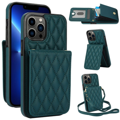 YM015 Crossbody Rhombic Card Bag RFID Phone Case