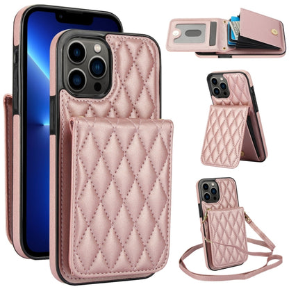 YM015 Crossbody Rhombic Card Bag RFID Phone Case