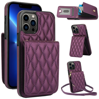 YM015 Crossbody Rhombic Card Bag RFID Phone Case