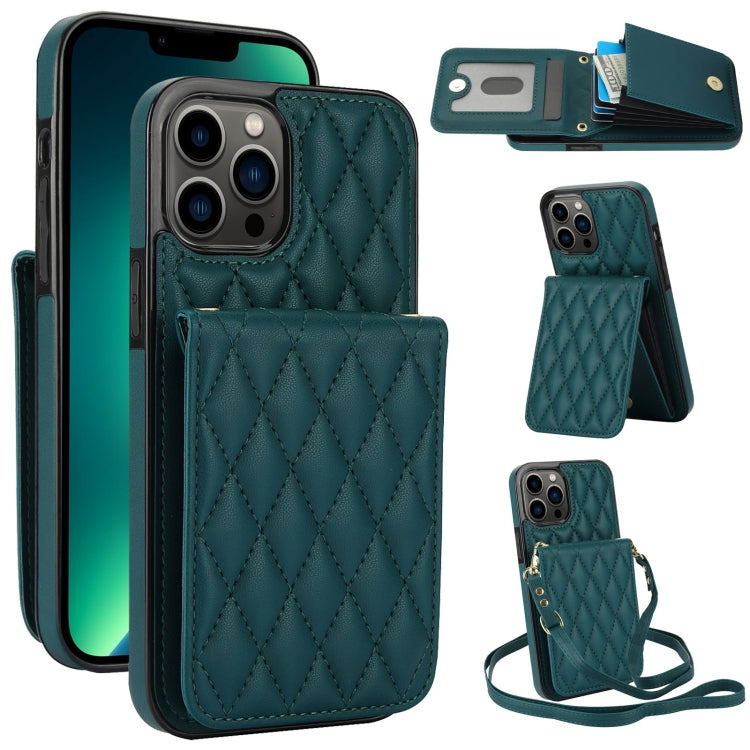 YM015 Crossbody Rhombic Card Bag RFID Phone Case