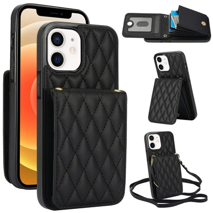 YM015 Crossbody Rhombic Card Bag RFID Phone Case
