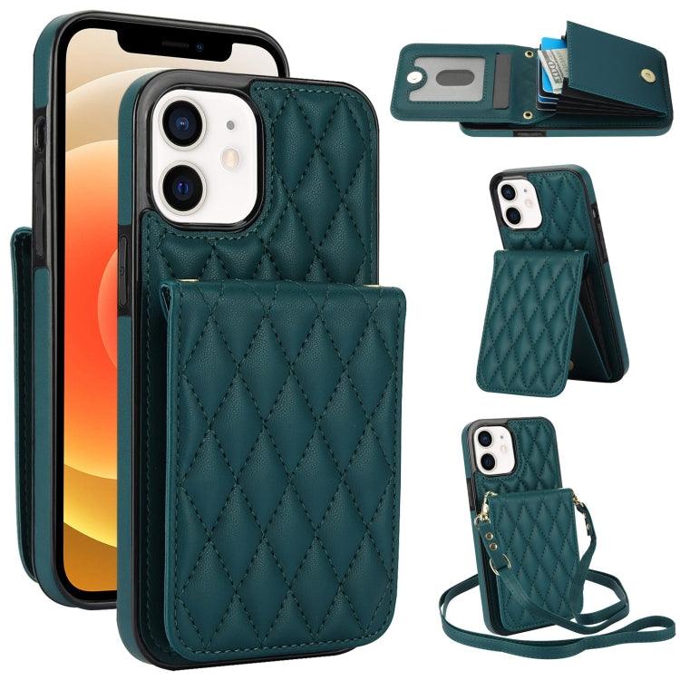 YM015 Crossbody Rhombic Card Bag RFID Phone Case