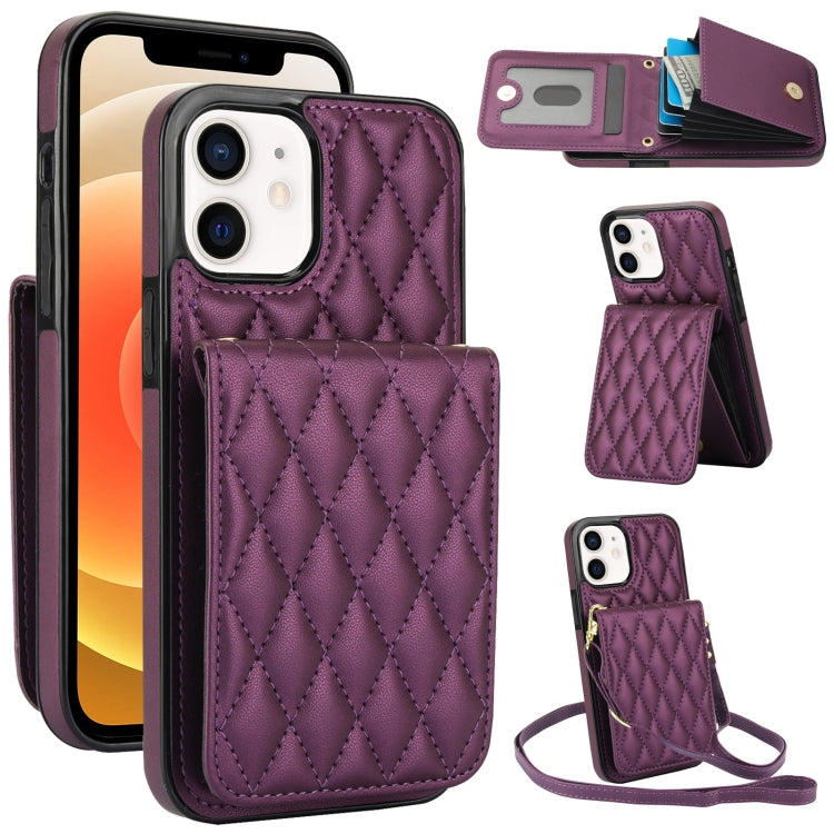 YM015 Crossbody Rhombic Card Bag RFID Phone Case