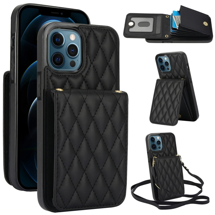 YM015 Crossbody Rhombic Card Bag RFID Phone Case