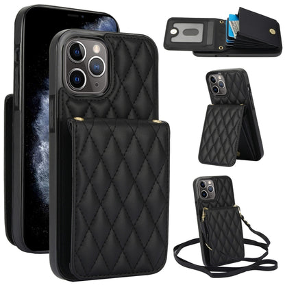YM015 Crossbody Rhombic Card Bag RFID Phone Case