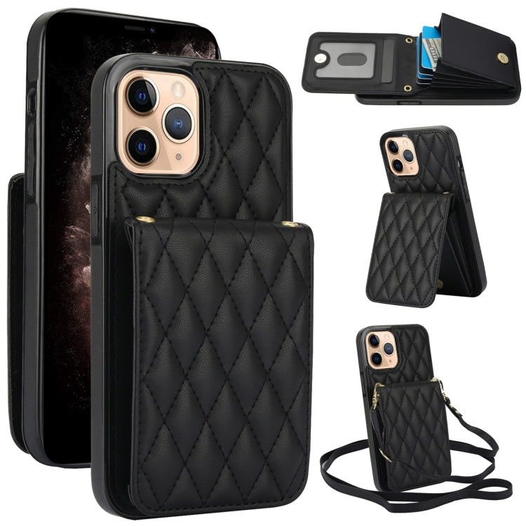 YM015 Crossbody Rhombic Card Bag RFID Phone Case