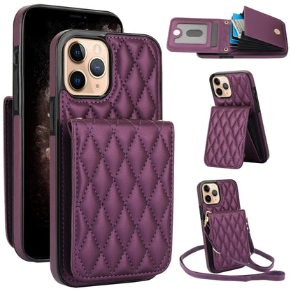 YM015 Crossbody Rhombic Card Bag RFID Phone Case