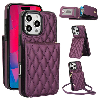 YM015 Crossbody Rhombic Card Bag RFID Phone Case