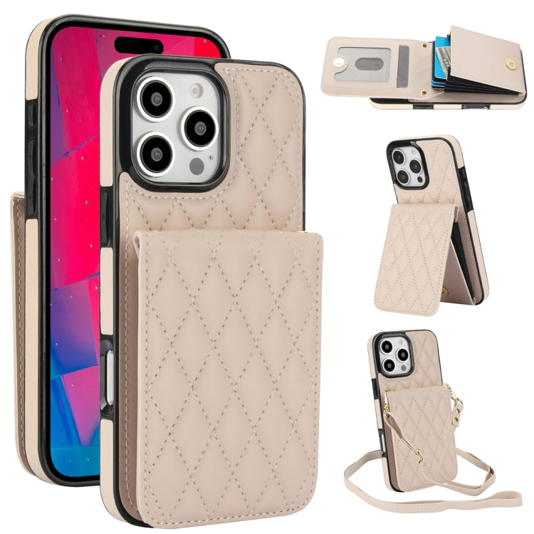 YM015 Crossbody Rhombic Card Bag RFID Phone Case