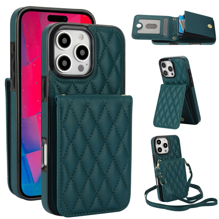YM015 Crossbody Rhombic Card Bag RFID Phone Case