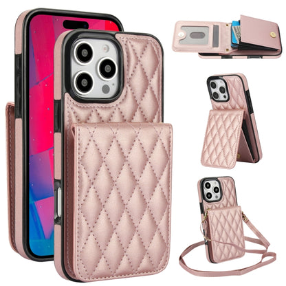 YM015 Crossbody Rhombic Card Bag RFID Phone Case