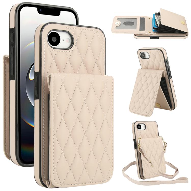 YM015 Crossbody Rhombic Card Bag RFID Phone Case