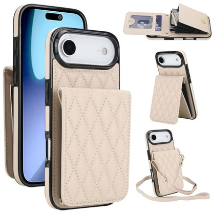 YM015 Crossbody Rhombic Card Bag RFID Phone Case