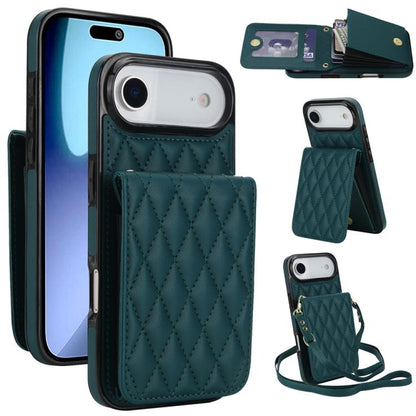 YM015 Crossbody Rhombic Card Bag RFID Phone Case
