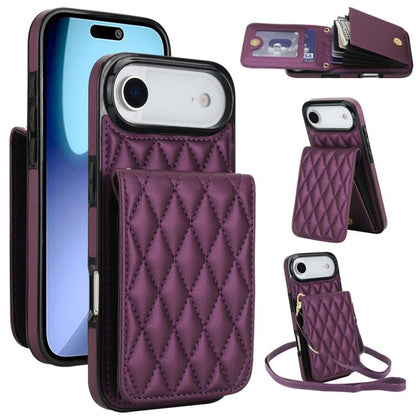 YM015 Crossbody Rhombic Card Bag RFID Phone Case