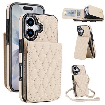 YM015 Crossbody Rhombic Card Bag RFID Phone Case