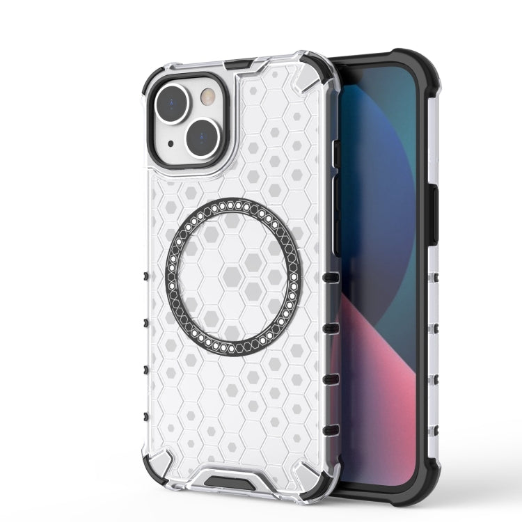 Honeycomb Magnetic Ring Shockproof Phone Case, For iPhone 16e, For iPhone 16 Pro Max�������������...