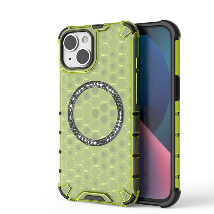 Honeycomb Magnetic Ring Shockproof Phone Case, For iPhone 16e, For iPhone 16 Pro Max�������������...