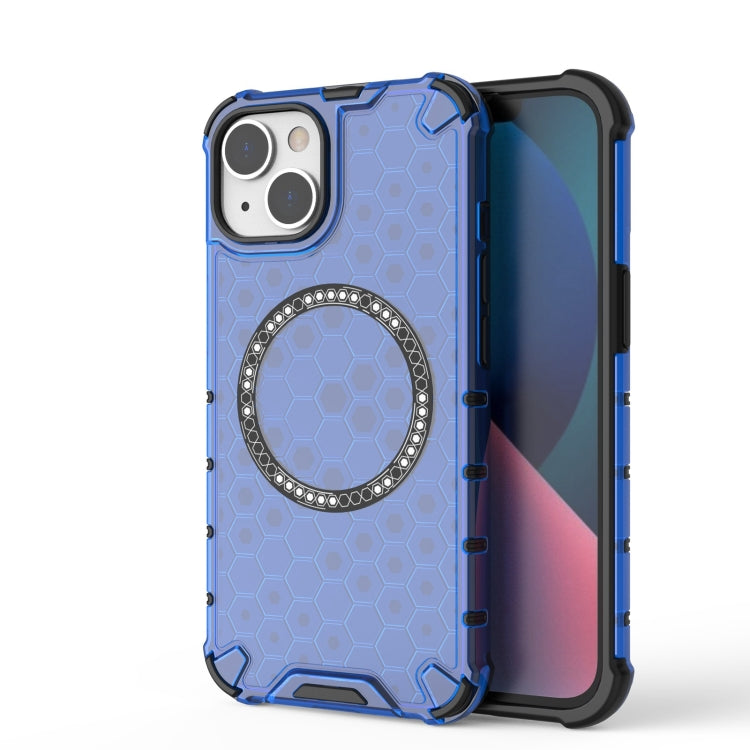 Honeycomb Magnetic Ring Shockproof Phone Case, For iPhone 16e, For iPhone 16 Pro Max�������������...