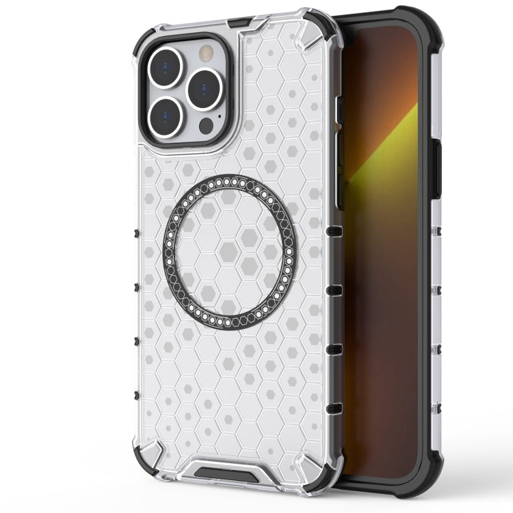 Honeycomb Magnetic Ring Shockproof Phone Case, For iPhone 16e, For iPhone 16 Pro Max�������������...