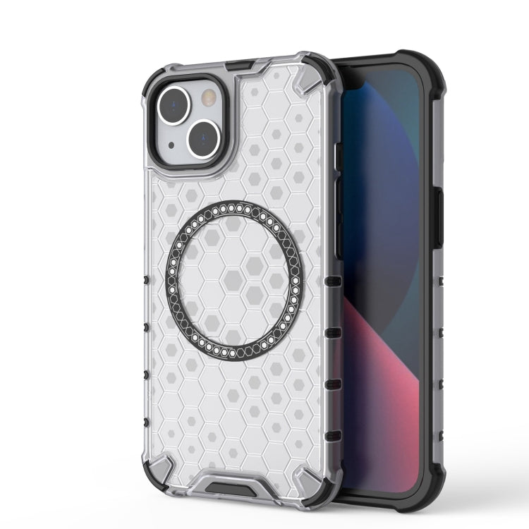 Honeycomb Magnetic Ring Shockproof Phone Case, For iPhone 16e, For iPhone 16 Pro Max�������������...