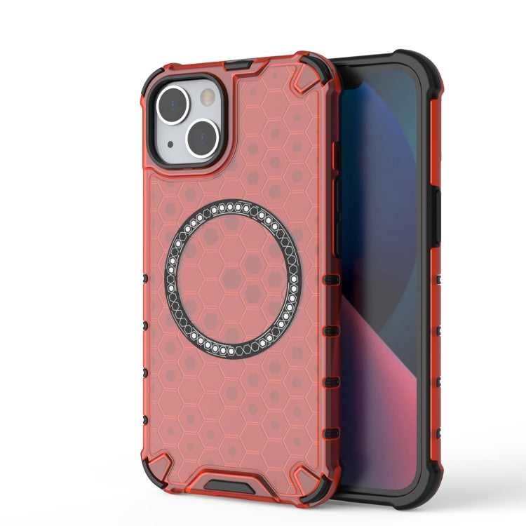Honeycomb Magnetic Ring Shockproof Phone Case, For iPhone 16e, For iPhone 16 Pro Max�������������...